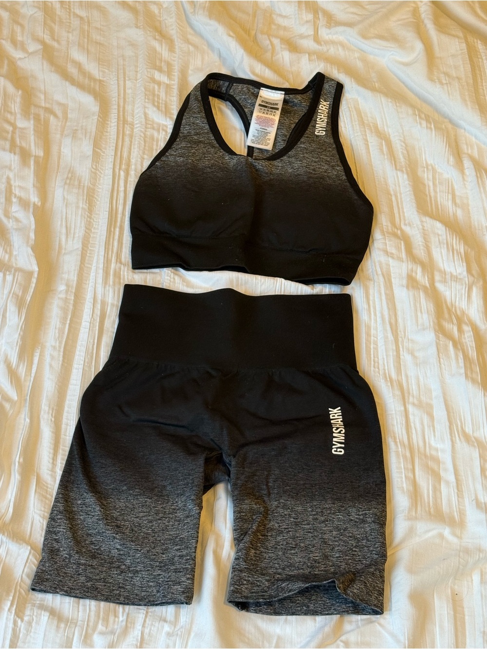 Gymshark Ombre Seamless Bra & Shorts Set